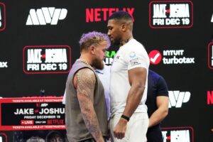 Anthony Joshua says Jake Paul is ‘delusional’ with American aiming to ‘shock the world’