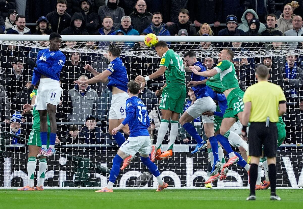 Everton v Newcastle: Watch as Thiaw scores fastest Premier League goal of the season just hours after Foden sets record