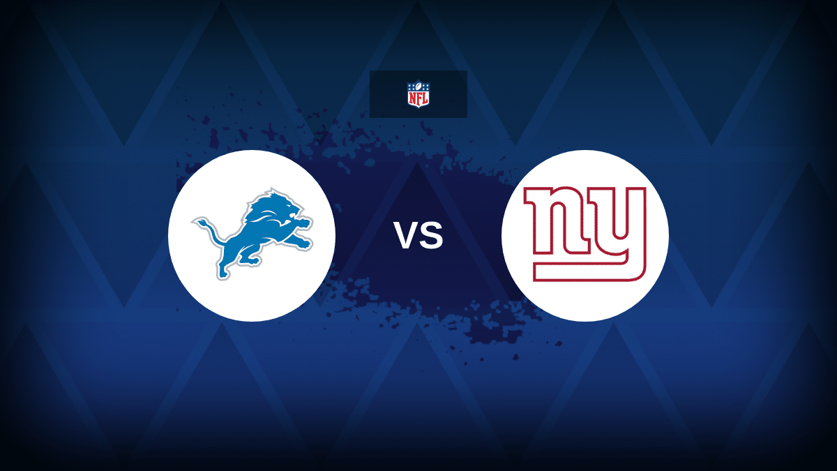New York Giants @ Detroit Lions: Preview, prediction and odds