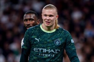 Real Madrid 1-2 Manchester City: Haaland nets winner as visitors complete first-half comeback at Bernabeu