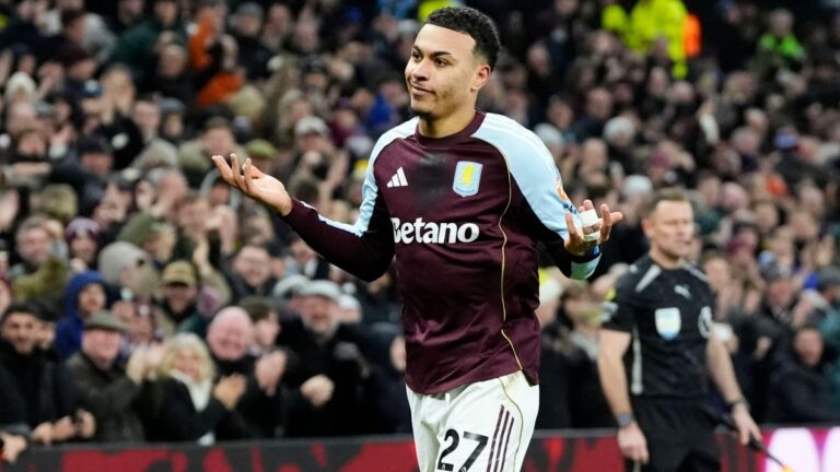 Aston Villa 2-1 Manchester United: Report, result and goals as Villans win seven straight