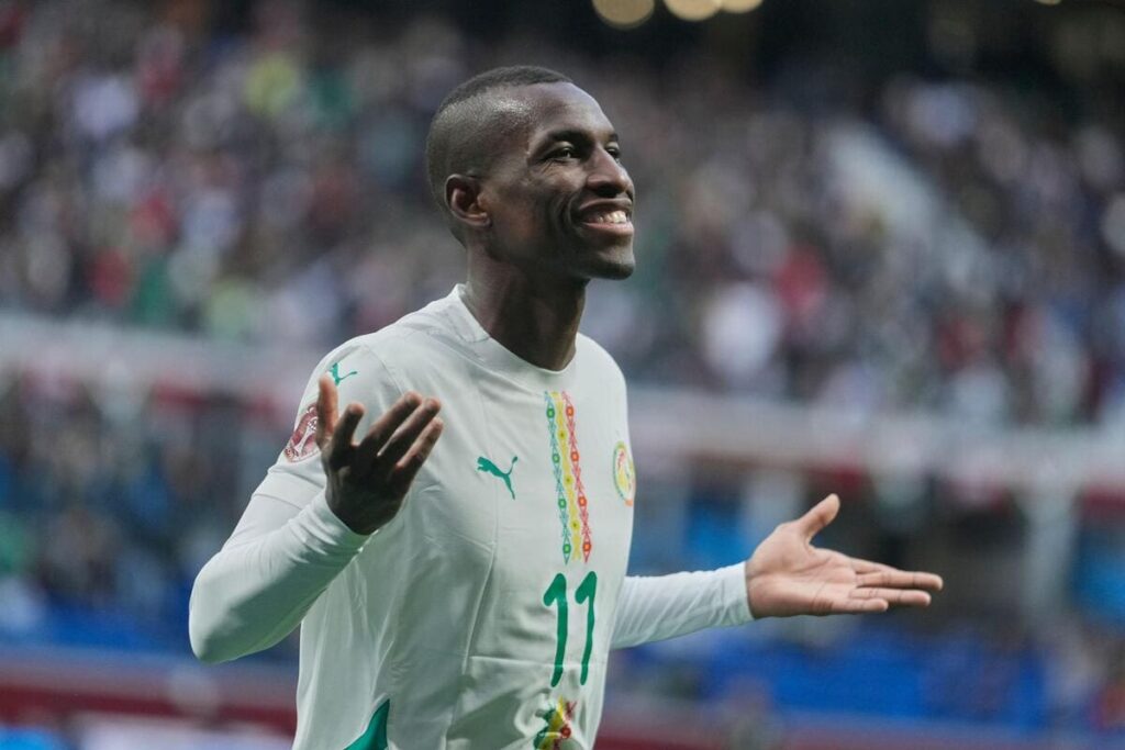 Senegal striker Nicolas Jackson