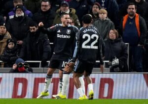 Tottenham 1-2 Aston Villa: Buendia and Rogers goals pile pressure on Frank despite Spurs fightback