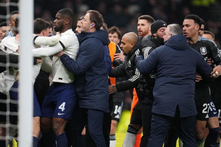 Tottenham and Aston Villa charged over FA Cup fracas