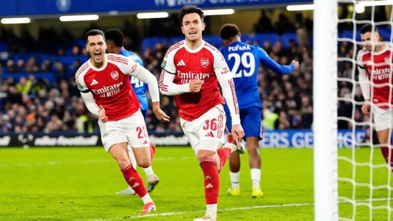 Chelsea 2-3 Arsenal: Report, result and goals as Gunners take advantage in EFL Cup first leg