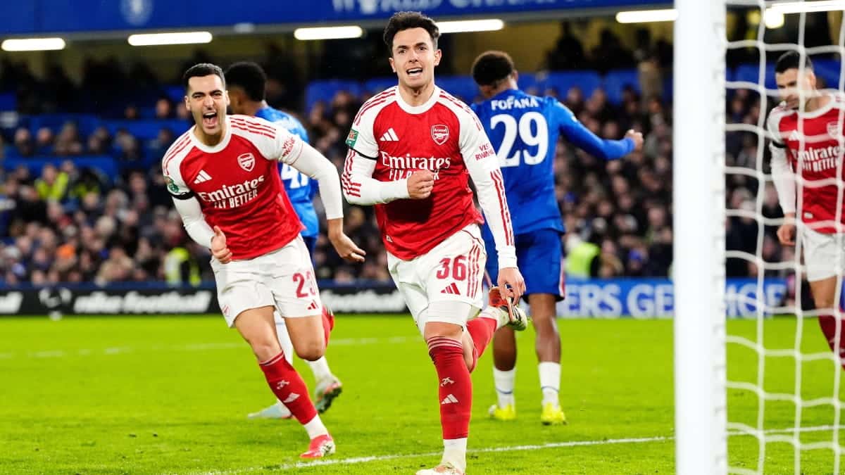 Chelsea 2-3 Arsenal: Report, result and goals as Gunners take advantage in EFL Cup first leg