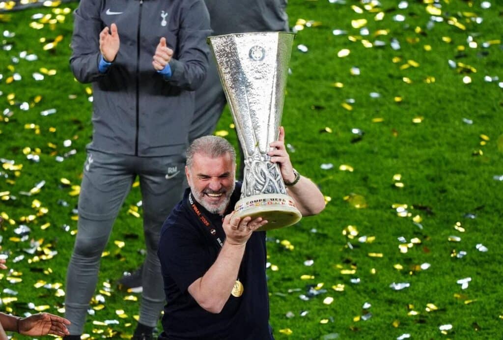 Ange Postecoglou won the Europa League with Tottenham.
