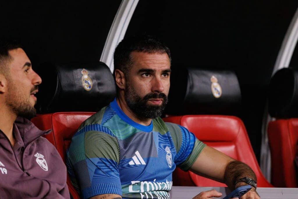 Real Madrid full-back Dani Carvajal