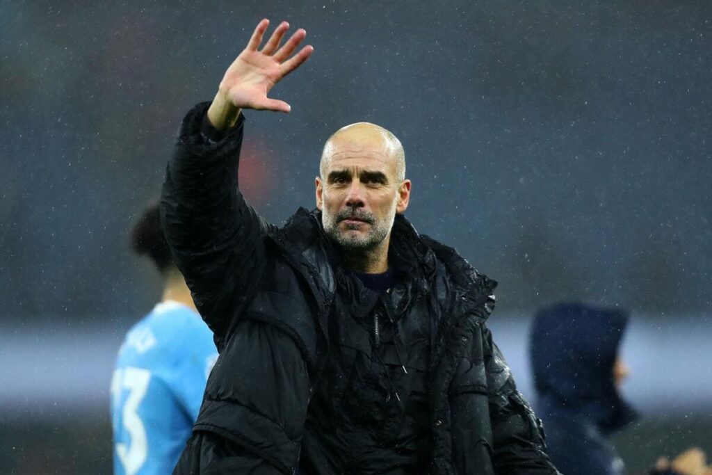 Manchester City manager Pep Guardiola.