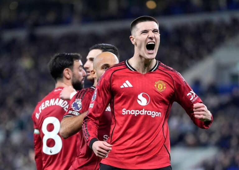 Everton 0-1 Man Utd: Sesko finds a winner for visitors who go fourth