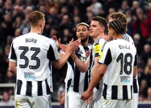 Newcastle 3-2 Qarabag: Magpies ease into last 16 after lightning start