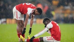 ‘We dropped our standards’: Saka on Arsenal’s shock Wolves slip-up as Arteta says Gunners ‘too emotional’