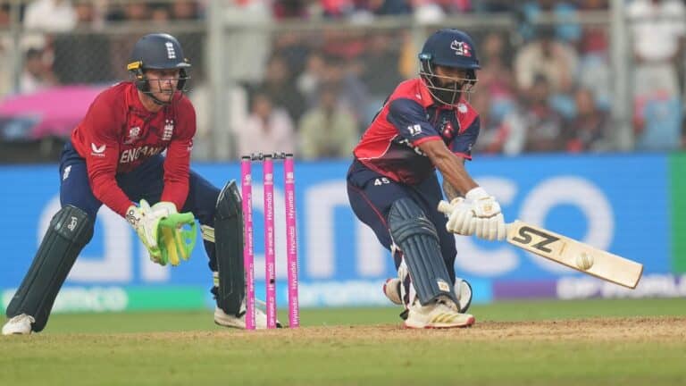 T20 World Cup: England avoid huge upset to beat Nepal by four runs