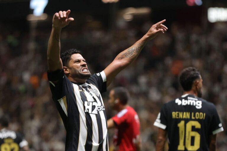 WATCH: Mass brawl breaks out between Cruzeiro and Atletico Mineiro with former Brazil star Hulk one of 23 players sent off