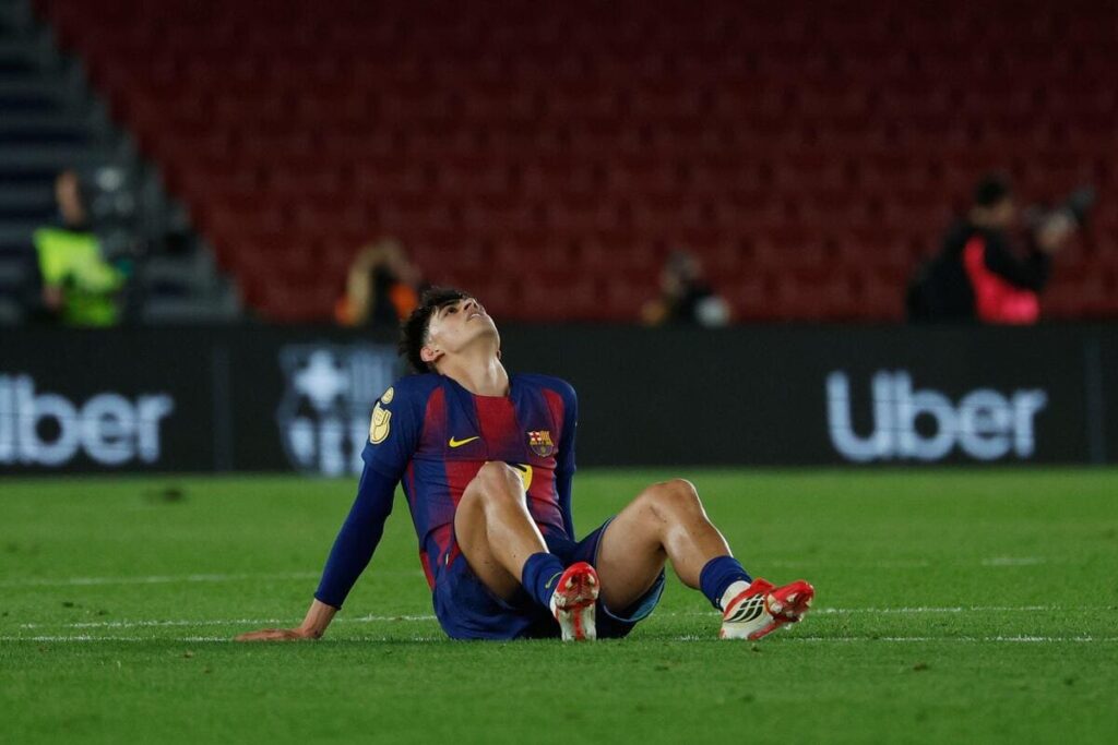 Marc Bernal scored twice for Barcelona in their loss to Atletico Madrid.