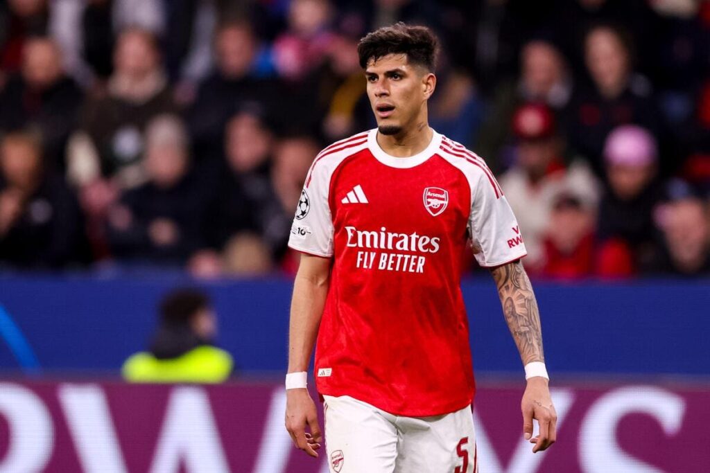 Arsenal defender Piero Hincapie