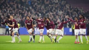West Ham 2-2 Brentford (5-3 on pens): Hammers win on penalties to reach quarter-finals after entertaining draw