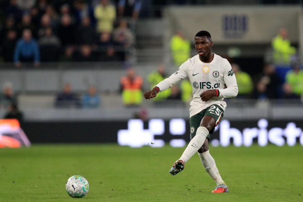 Chelsea midfielder Moises Caicedo