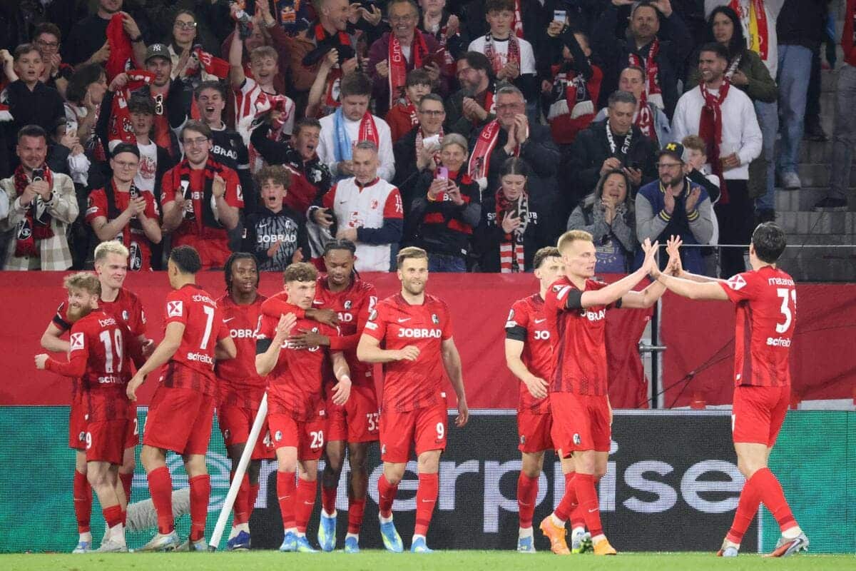 Europa League: Freiburg put one foot in last four with comfortable win over Celta Vigo