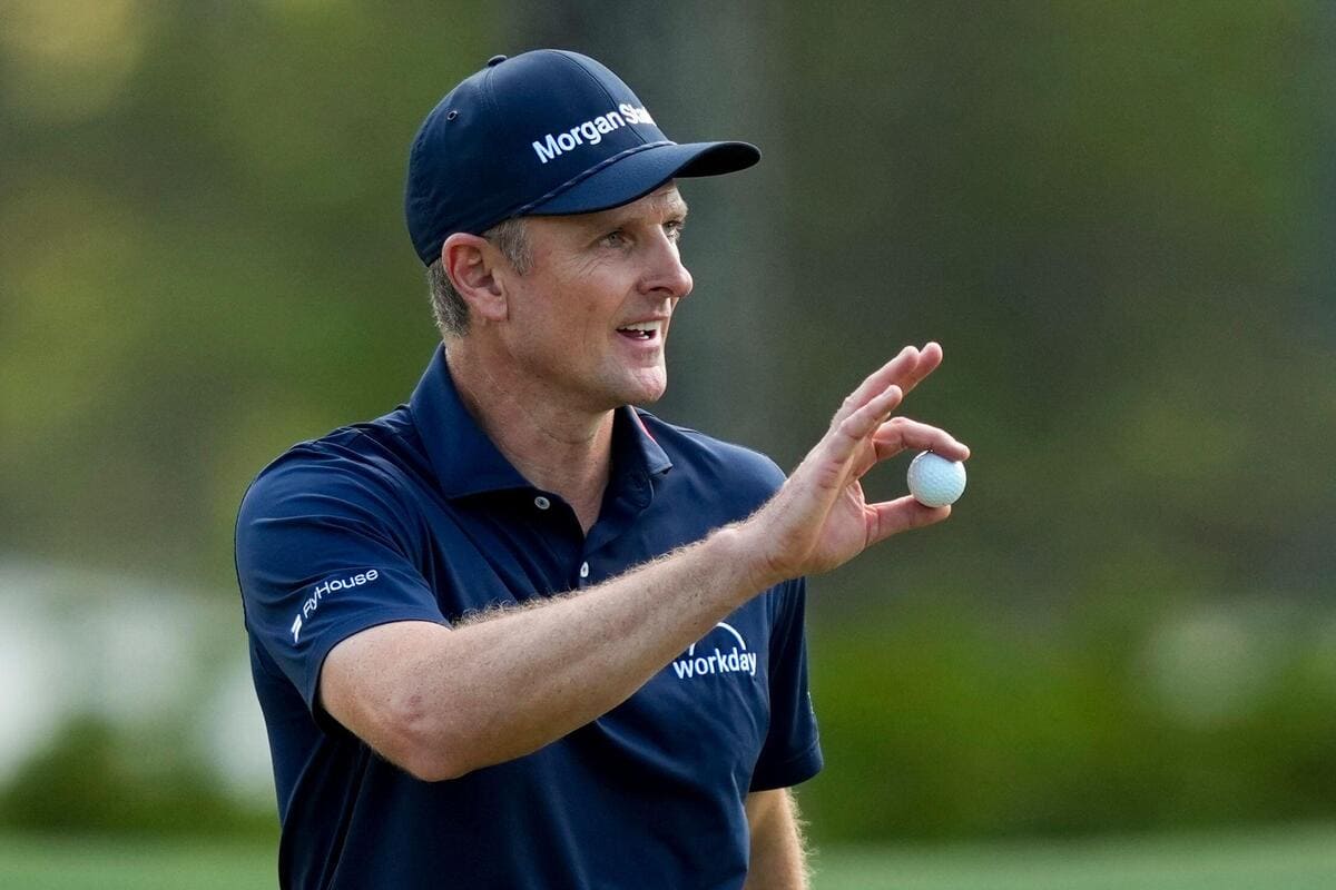 Masters 2026: Justin Rose makes turn with two-shot lead on final day at Augusta