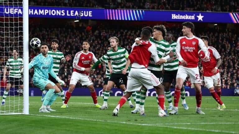 Arsenal 0-0 Sporting CP (1-0 agg): Report, result and goals as uninspiring Gunners squeeze through to Champions League semi-finals