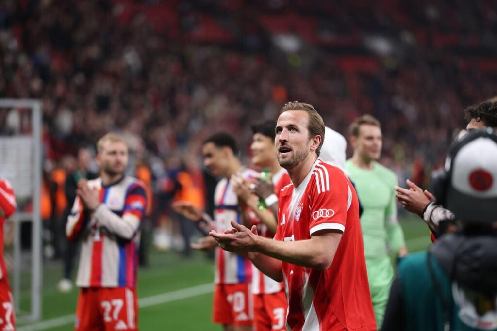 Bayern Munich striker Harry Kane