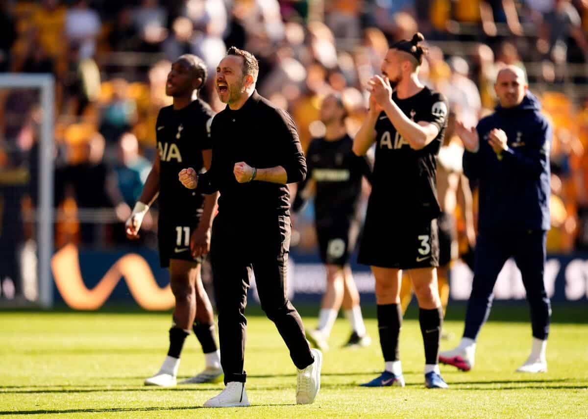 Wolves 0-1 Tottenham: Report, result and goals as Palhinha gives Spurs vital victory