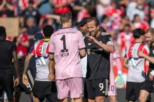 European round-up: Bayern edge seven-goal thriller while PSG extend lead at the top