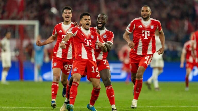 Bayern Munich 4-3 Real Madrid (6-4 agg): Late Diaz and Olise goals send hosts to semi-finals after Champions League classic