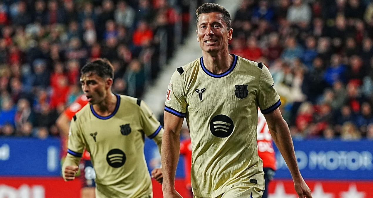 Osasuna 1-2 Barcelona: Report, result and goals as Blaugrana put one hand on La Liga title