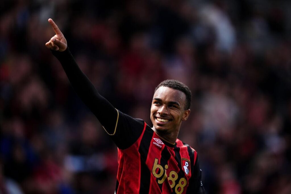Bournemouth forward Junior Kroupi.