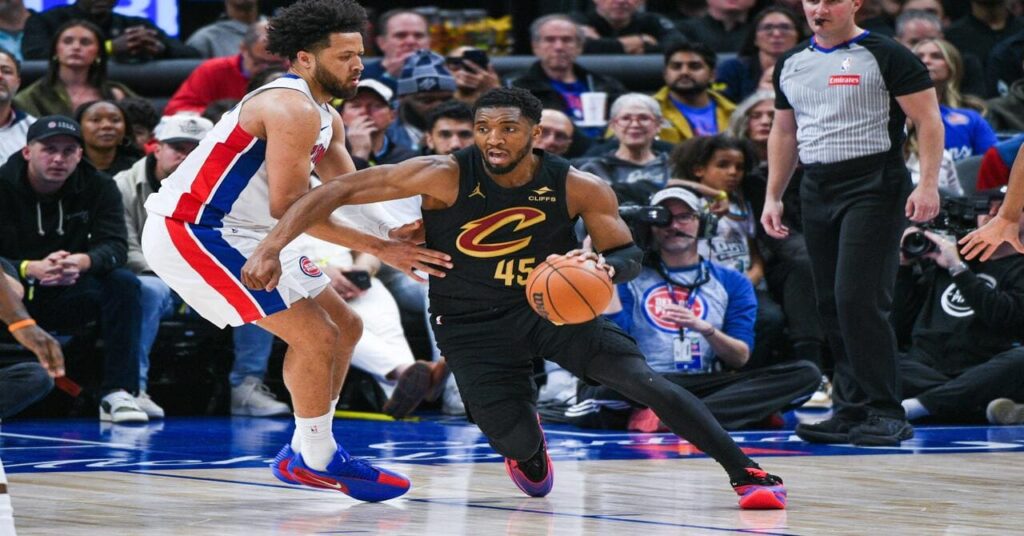 Donovan Mitchell of the Cleveland Cavaliers