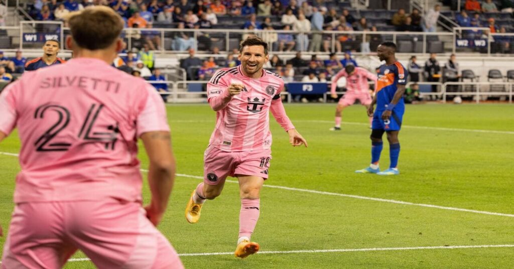 A estrela do Inter Miami, Lionel Messi