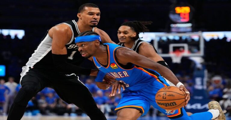 Wembanyama has off-night as Gilgeous-Alexander hits back to hand ...