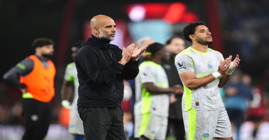Manchester City manager Pep Guardiola
