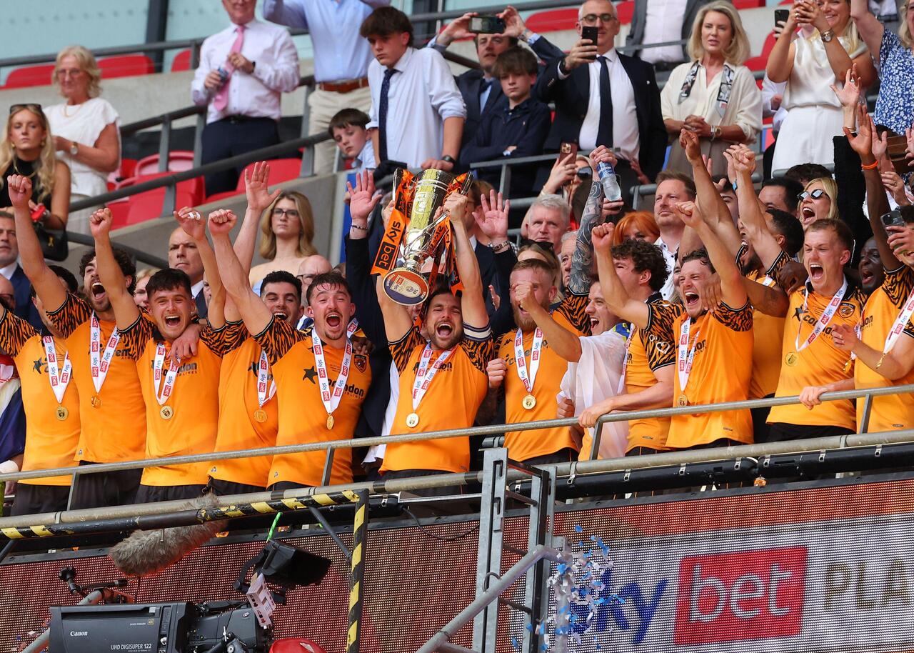 McBurnie goal ‘written’ as Hull reach Premier League after play-off final win