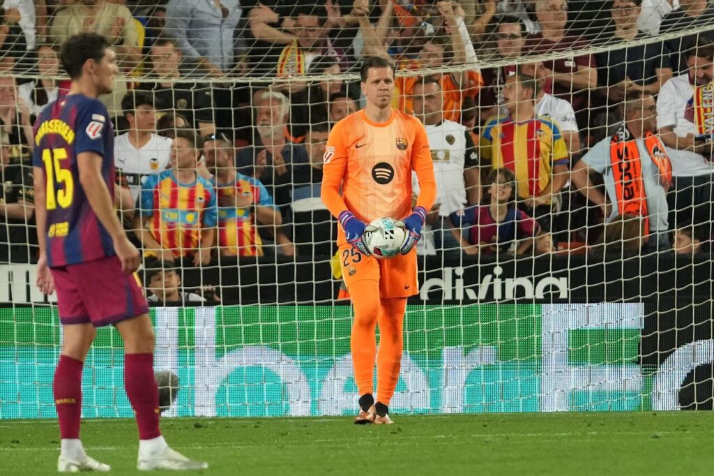 Barcelona keeper Wojciech Szczęsny