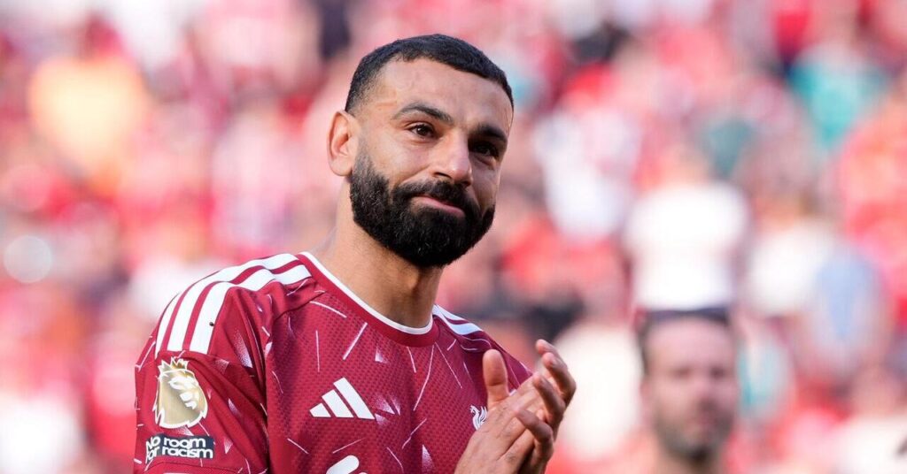 An emotional Mohamed Salah says goodbye to the Liverpool fans