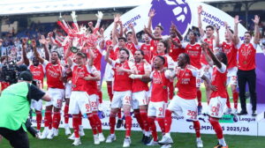 ‘Thank God we’ve done it’ – Arteta hails Arsenal after finally lifting Premier League trophy