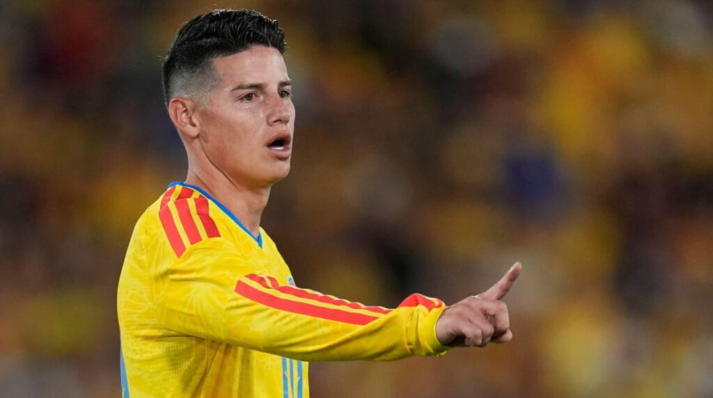 James Rodriguez of Colombia
