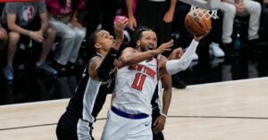 NBA Finals: Cool Knicks build towards fourth quarter surge as Brunson overshadows Wembanyama to hand New York Game One win