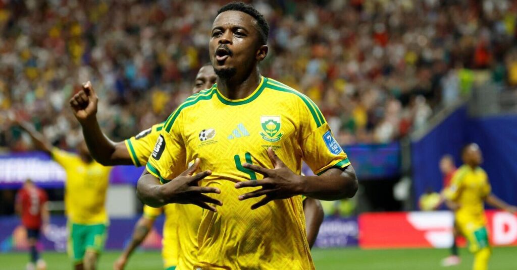 South Africa's Teboho Mokoena