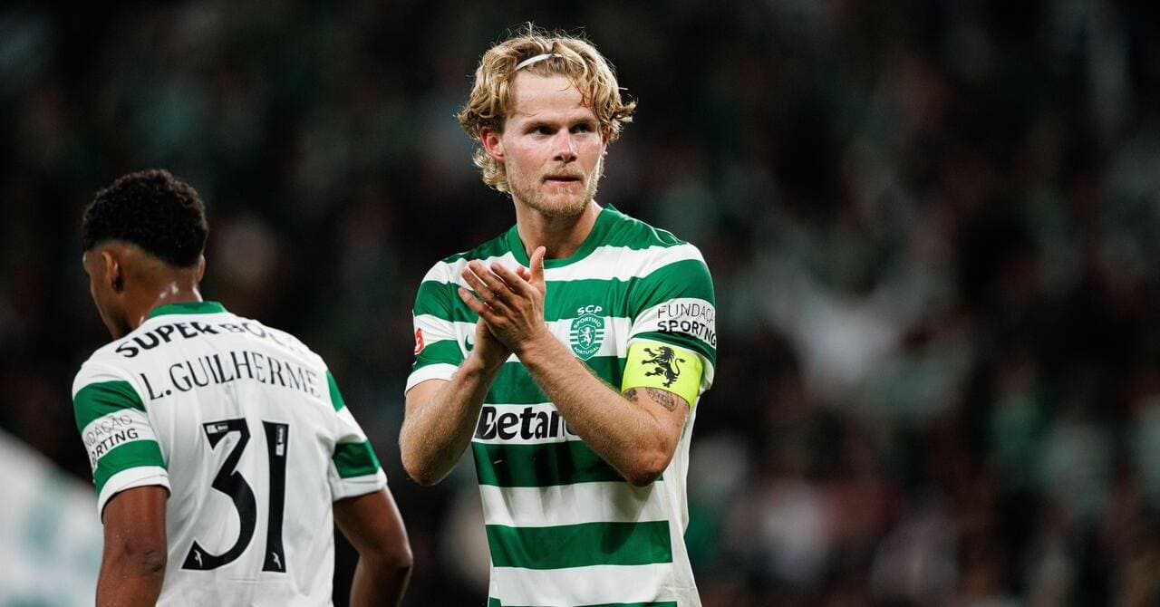 Atletico complete signing of Denmark midfielder Hjulmand from Sporting
