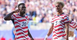 Belgium furious after USA’s Balogun has red card suspended