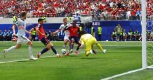 Spain 2-1 Belgium: Merino the late hero again as Lammens error gifts La Roja semi-final spot