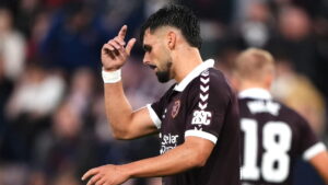 Hearts 0-2 Sturm Graz (0-6 agg): Scottish runners-up fall into Europa League qualifying