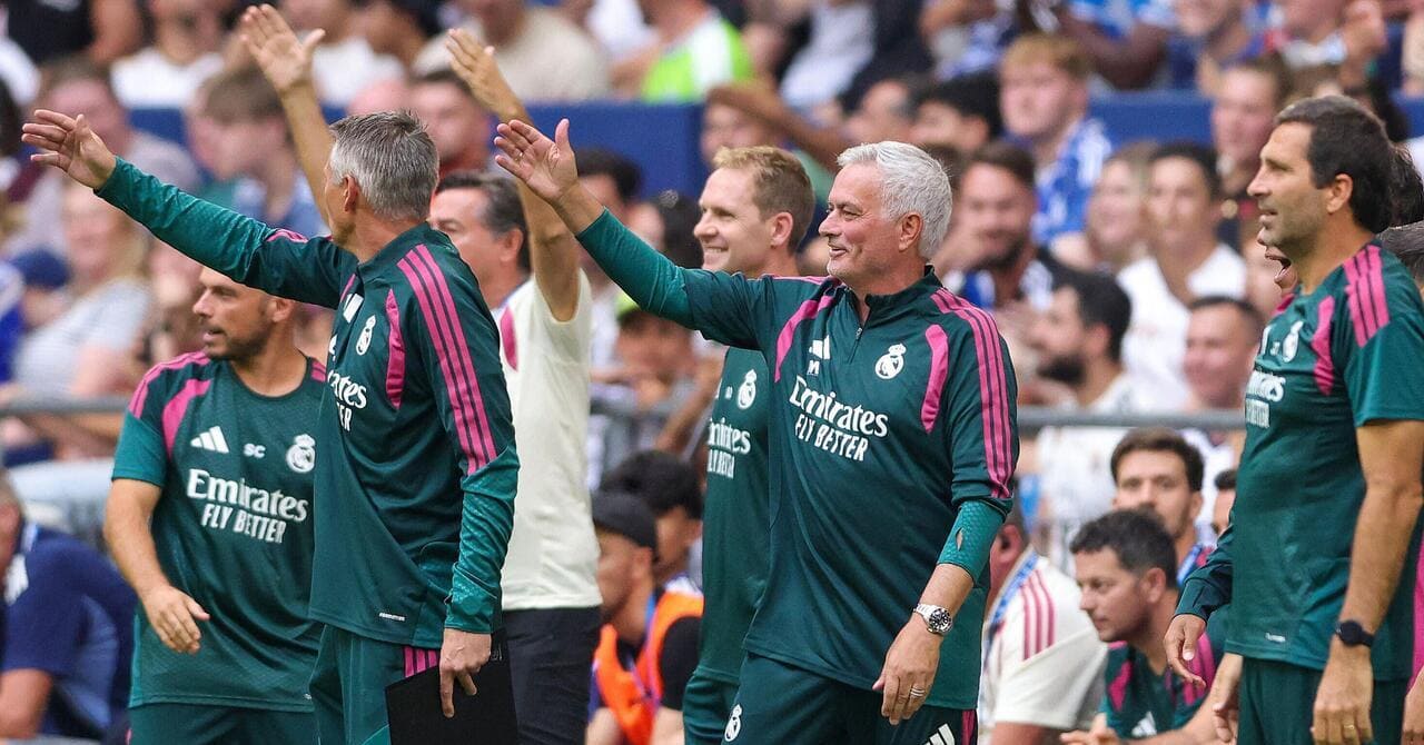 ‘I’m one of you, I always have been’ – Mourinho revels in Madrid reunion at official presentation