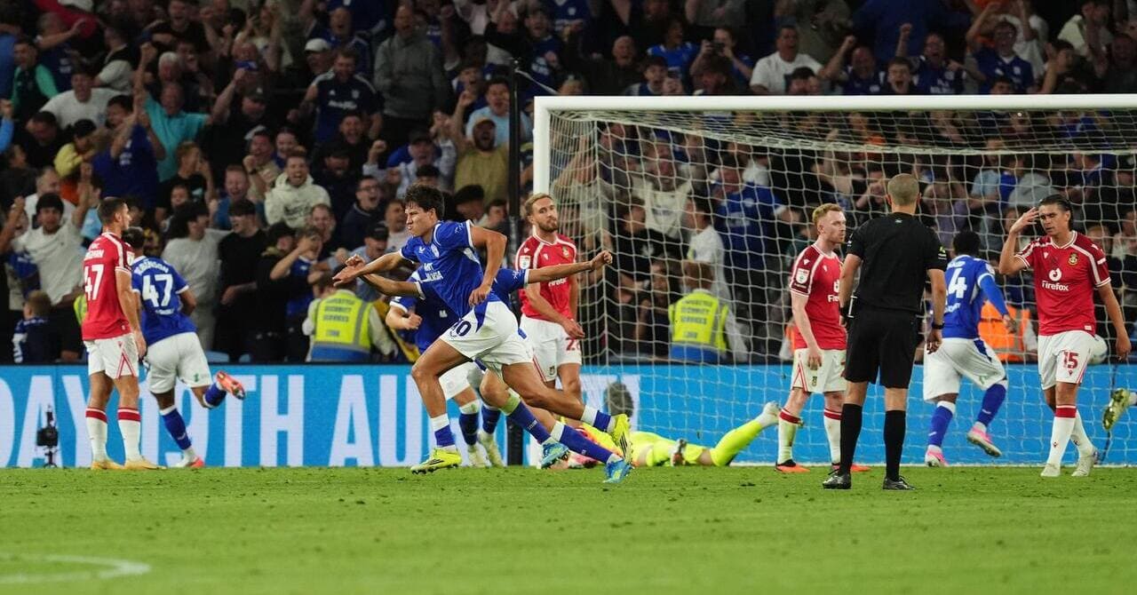 Cardiff City 1-1 Wrexham: Colwill rescues Welsh derby point for Bluebirds with 98th-minute leveller
