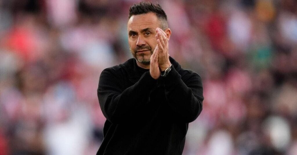 Tottenham boss Roberto De Zerbi