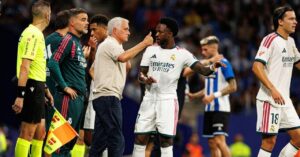‘I have faith in Spainish officiating’, Mourinho says after Madrid boss slams Vinicius treatment
